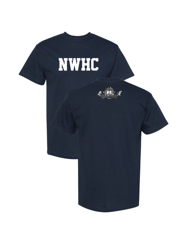 BRAIN FLOSS "NWHC" Navy Shirt