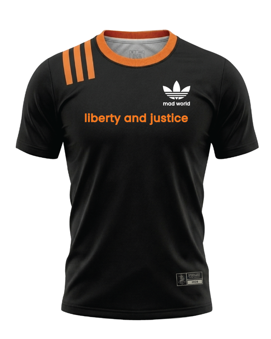 LIBERTY AND JUSTICE "Mad World" Custom Jersey