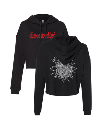 DISEMBODIED "Fenrir" Crop Hoodie