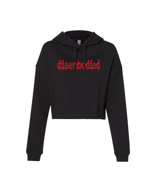 DISEMBODIED "Fenrir" Crop Hoodie